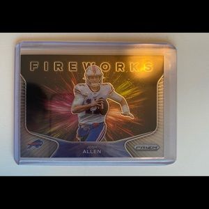 Josh Allen Fireworks: Panini Card No. 18